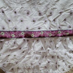 Pottery barn kids ruffled crib skirt